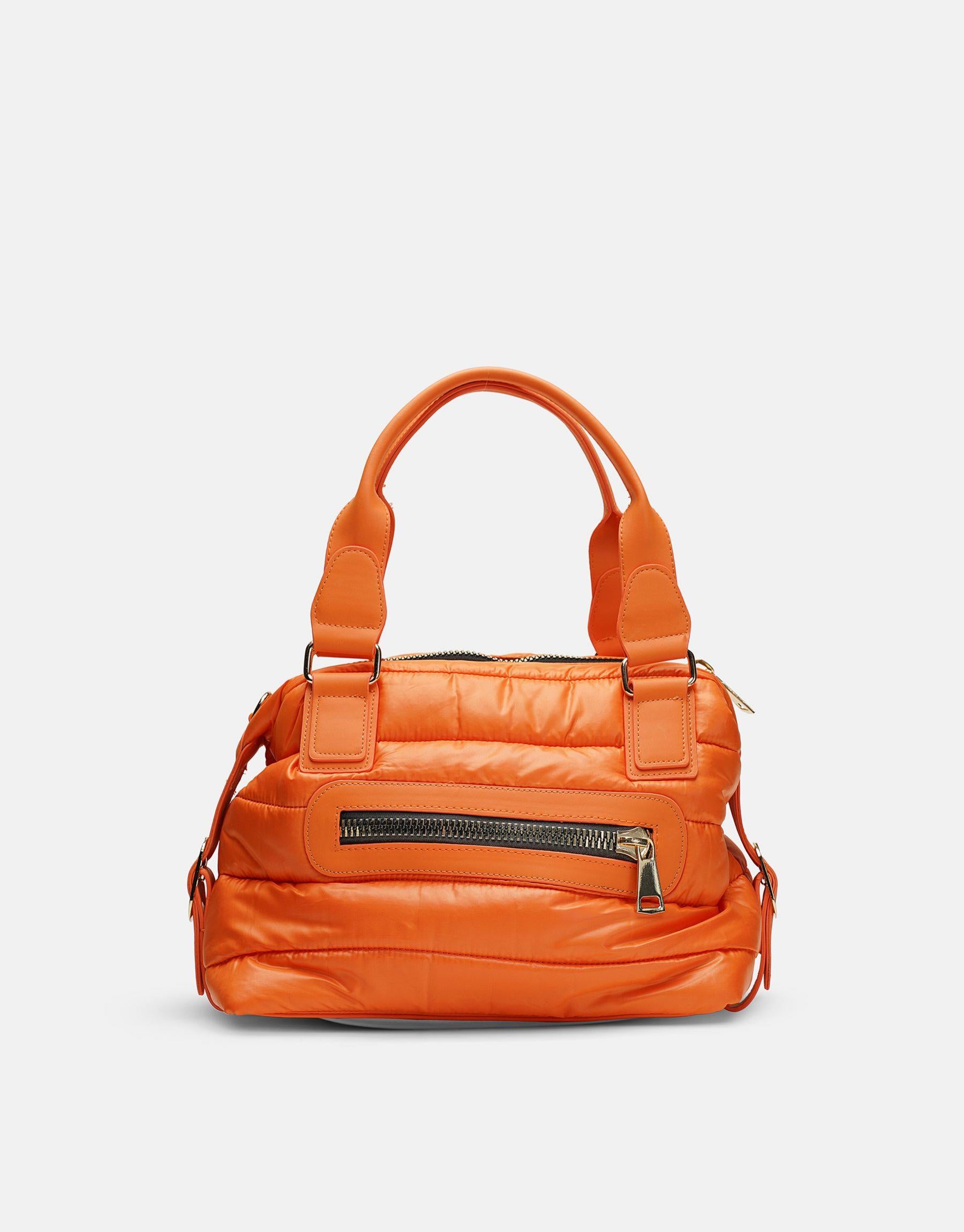 Theon Fallschirm-Gewebe Frauenhandtasche |Orange